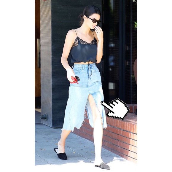 Aries Holmes light wash denim skirt - Picture 3 of 3